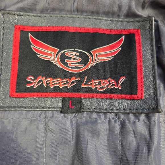 STREET LEGAL leather motorcycle jacket L - Picture 4 of 9